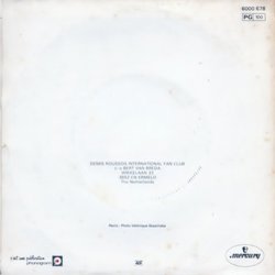 La Course Infinie / La Premiere Fois Trilha sonora (Demis Roussos,  Vangelis) - CD capa traseira