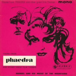 Theme From Phaedra And Other Great Film Tunes Soundtrack (Various Artists, Mario Nascimbene, Riz Ortolani, Mikis Theodorakis) - CD-Cover