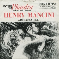Love Theme From Phaedra Colonna sonora (Henry Mancini, Mikis Theodorakis) - Copertina del CD