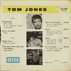 Thunderball サウンドトラック (Various Artists, John Barry, Tom Jones) - CD裏表紙