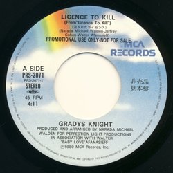 Licence to Kill サウンドトラック (Michael Kamen, Gladys Knight) - CDインレイ