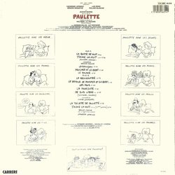 Paulette, La Pauvre Petite Milliardaire サウンドトラック (Nicolas Errra) - CD裏表紙
