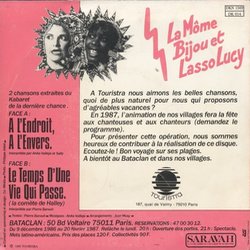 Kabaret De La Dernire Chance Soundtrack (Pierre Barouh, Oscar Castro, Anita Vallejo) - CD Achterzijde