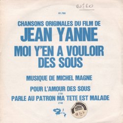 Moi y'en a vouloir des sous Colonna sonora (Michel Magne) - Copertina del CD