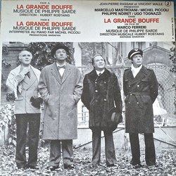 La Grande bouffe サウンドトラック (Philippe Sarde) - CD裏表紙