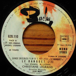 Le Banquet - Christiane Legrand Soundtrack (Michel Legrand, Yani Spanos) - cd-inlay