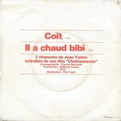 Chobizenesse Colonna sonora (Jean Yanne) - Copertina posteriore CD