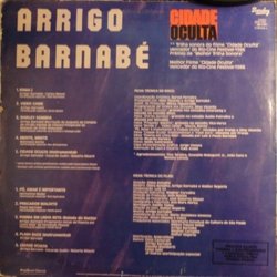 Cidade Oculta サウンドトラック (Arrigo Barnab) - CD裏表紙