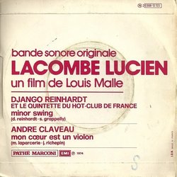 Lacombe Lucien Soundtrack (Andr Claveau, Django Reinhardt) - CD Back cover