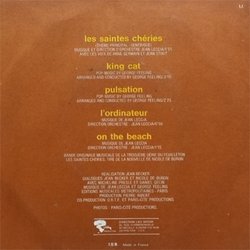 Les Saintes Chries Ścieżka dźwiękowa (George Feeling, Jean Leccia) - Tylna strona okladki plyty CD