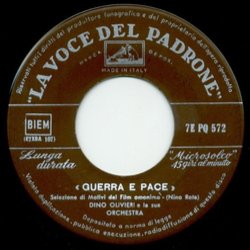 Motivi Dal Film: Guerra E Pace Ścieżka dźwiękowa (Nino Rota) - wkład CD