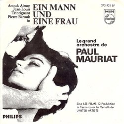 Ein Mann Und Eine Frau / Paris En Colre サウンドトラック (Maurice Jarre, Francis Lai, Paul Mauriat) - CDカバー