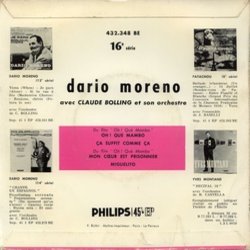 Oh! Qu mambo Soundtrack (Guy Magenta, Dario Moreno) - CD Achterzijde