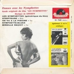 Les Nymphettes Soundtrack ( Louiguy) - CD Achterzijde