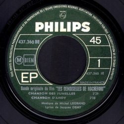 Les Demoiselles De Rochefort Trilha sonora (Jacques Demy, Michel Legrand) - CD-inlay