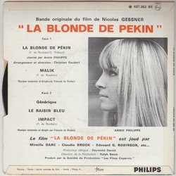 La Blonde de Pkin サウンドトラック (Franois de Roubaix) - CD裏表紙