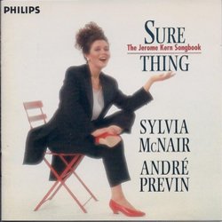 Sure Thing: The Jerome Kern Songbook Soundtrack (David Finck, Jerome Kern, Sylvia McNair, Andr Previn) - CD cover