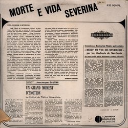 Morte E Vida Severina Trilha sonora (Chico Buarque de Hollanda, Joo Cabral de Melo Neto) - CD capa traseira