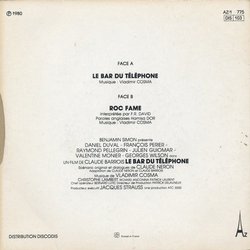 Le Bar du Tlphone サウンドトラック (Vladimir Cosma) - CD裏表紙