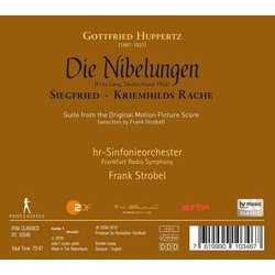 Die Nibelungen サウンドトラック (Gottfried Huppertz) - CD裏表紙