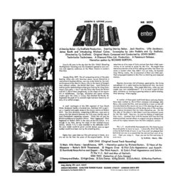 Zulu Colonna sonora (John Barry) - Copertina posteriore CD