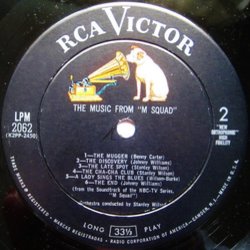 M Squad Trilha sonora (Sonny Burke, Benny Carter, John Williams, Stanley Wilson) - CD-inlay