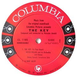 The Key サウンドトラック (Malcolm Arnold, Mitch Miller) - CDインレイ
