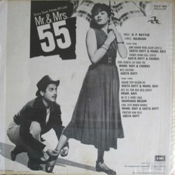 Mr. & Mrs. 55 Colonna sonora (Shamshad Begum, Geeta Dutt, O.P. Nayyar, Mohammed Rafi, Majrooh Sultanpuri) - Copertina posteriore CD