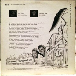 The Vagabond King And Favorite Selections From New Moon Ścieżka dźwiękowa (Rudolf Friml, Oscar Hammerstein II, Brian Hooker, Sigmund Romberg) - Tylna strona okladki plyty CD