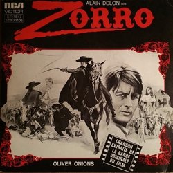 Zorro Soundtrack (Guido De Angelis, Maurizio De Angelis, Oliver Onions ) - CD cover