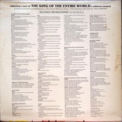 The King Of The Entire World Soundtrack (Daniel Pisello) - CD Trasero
