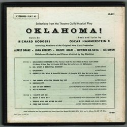 Oklahoma! サウンドトラック (Oscar Hammerstein II, Richard Rodgers) - CD裏表紙