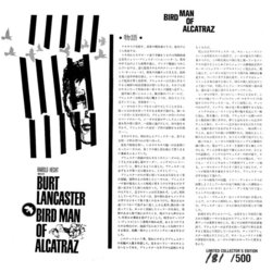 Bird Man of Alcatraz Ścieżka dźwiękowa (Elmer Bernstein) - Tylna strona okladki plyty CD