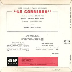 Le Corniaud Soundtrack (Georges Delerue) - CD-Rckdeckel