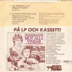 Mot Alla Vindar Soundtrack (Jon English, Mario Millo) - CD Achterzijde