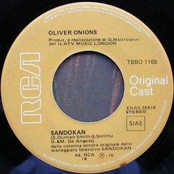 Sandokan Soundtrack (Guido De Angelis, Maurizio De Angelis, Oliver Onions ) - cd-inlay