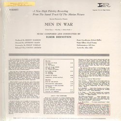 Men in War Ścieżka dźwiękowa (Elmer Bernstein) - Tylna strona okladki plyty CD