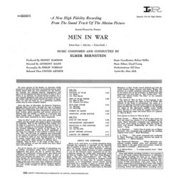 Men in War Trilha sonora (Elmer Bernstein) - CD capa traseira