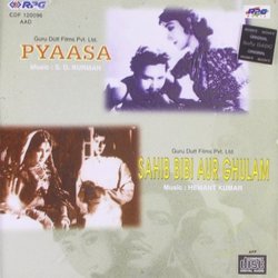 Pyaasa / Sahib Bibi Aur Ghulam サウンドトラック (Various Artists, Shakeel Badayuni, Sachin Dev Burman, Hemant Kumar, Sahir Ludhianvi) - CDカバー