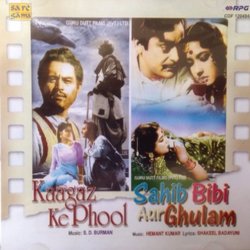 Kaagaz Ke Phool / Sahib Bibi Aur Ghulam Soundtrack (Various Artists, Kaifi Azmi, Shakeel Badayuni, Sachin Dev Burman, Hemant Kumar, Shailey Shailendra) - Cartula