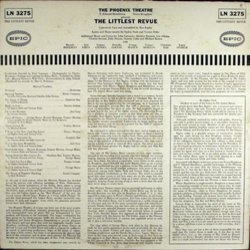 The Littlest Revue Soundtrack (Various Artists, Various Artists, Vernon Duke, Vernon Duke, Ogden Nash, Ogden Nash) - CD Back cover