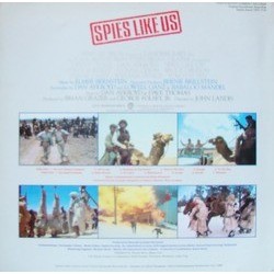 Spies Like Us Soundtrack (Elmer Bernstein) - CD Back cover