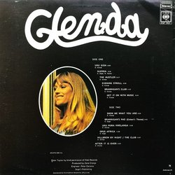 Glenda サウンドトラック (Zane Cronj, Charles Segal) - CD裏表紙