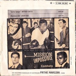 Mission Impossible サウンドトラック (Lalo Schifrin) - CD裏表紙