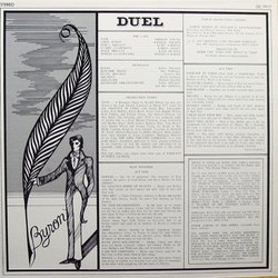 Duel サウンドトラック (Randal Wilson) - CD裏表紙