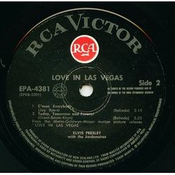 Love In Las Vegas Ścieżka dźwiękowa (Elvis Presley, George Stoll, Robert Van Eps) - wkład CD