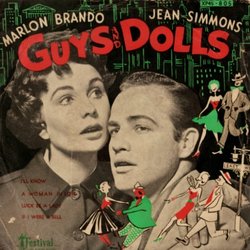 Guys and Dolls Soundtrack (Marlon Brando, Frank Loesser, Jean Simmons) - CD cover