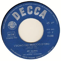  L'Uomo Dal Braccio D'Oro サウンドトラック (Elmer Bernstein) - CDインレイ