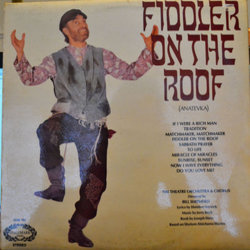 Fiddler On The Roof Bande Originale (Jerry Bock, Sheldon Harnick) - Pochettes de CD