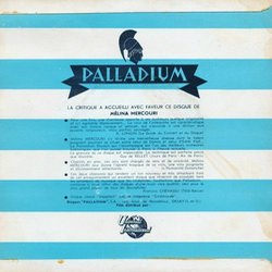 Stella Soundtrack (Manos Hatzidakis) - CD Back cover